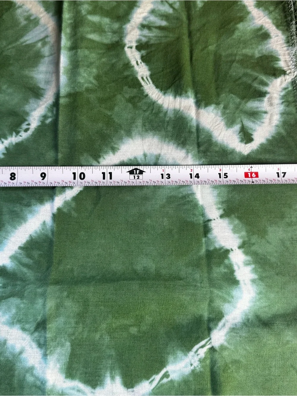 Hand-Dyed Tie-Dye Tea Towels - Green & Teal Spiral Set